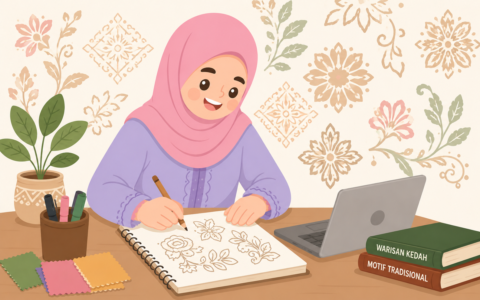 Penceritaan motif Batik Ronaloka